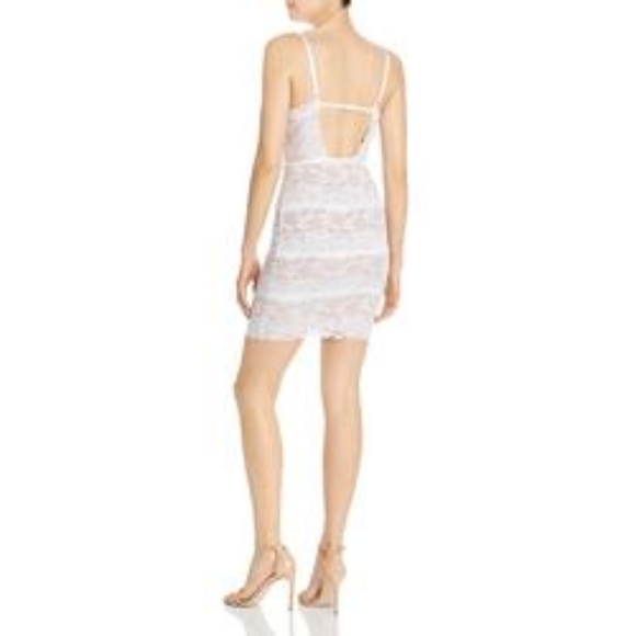 GUESS White Lace Sheath Dress - Size M Medium - Picture 5 of 10